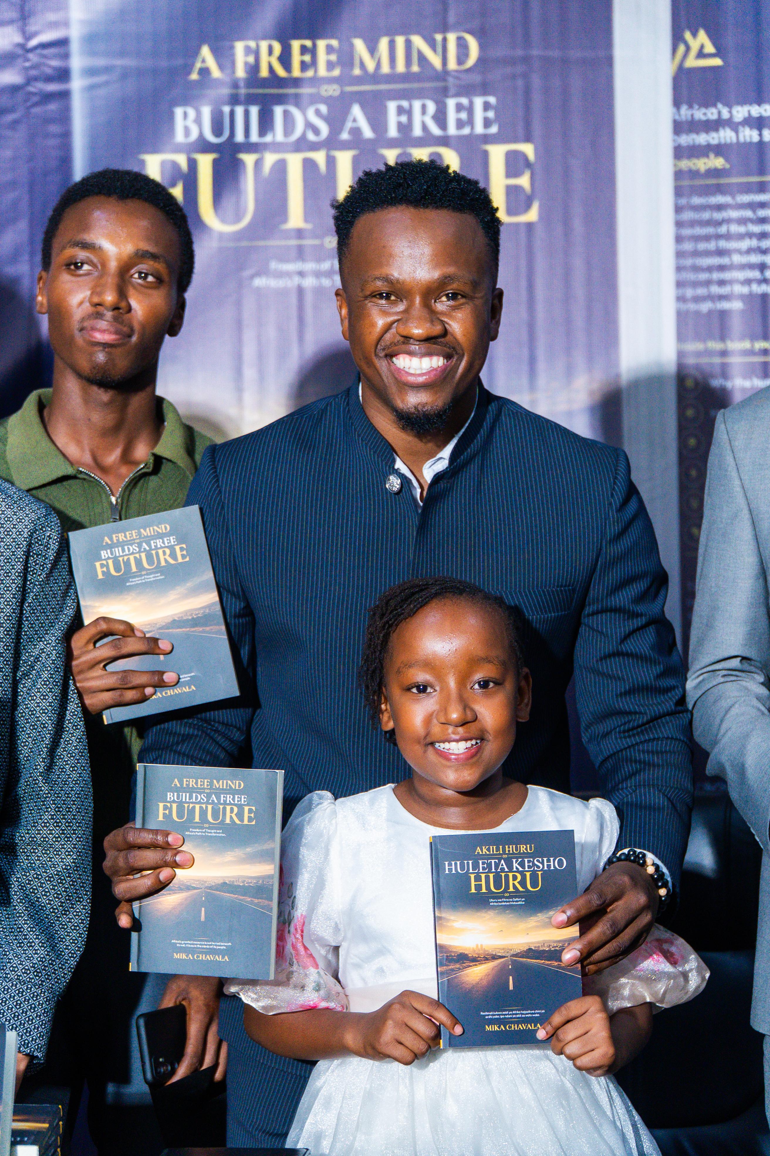 A moment from the book launch