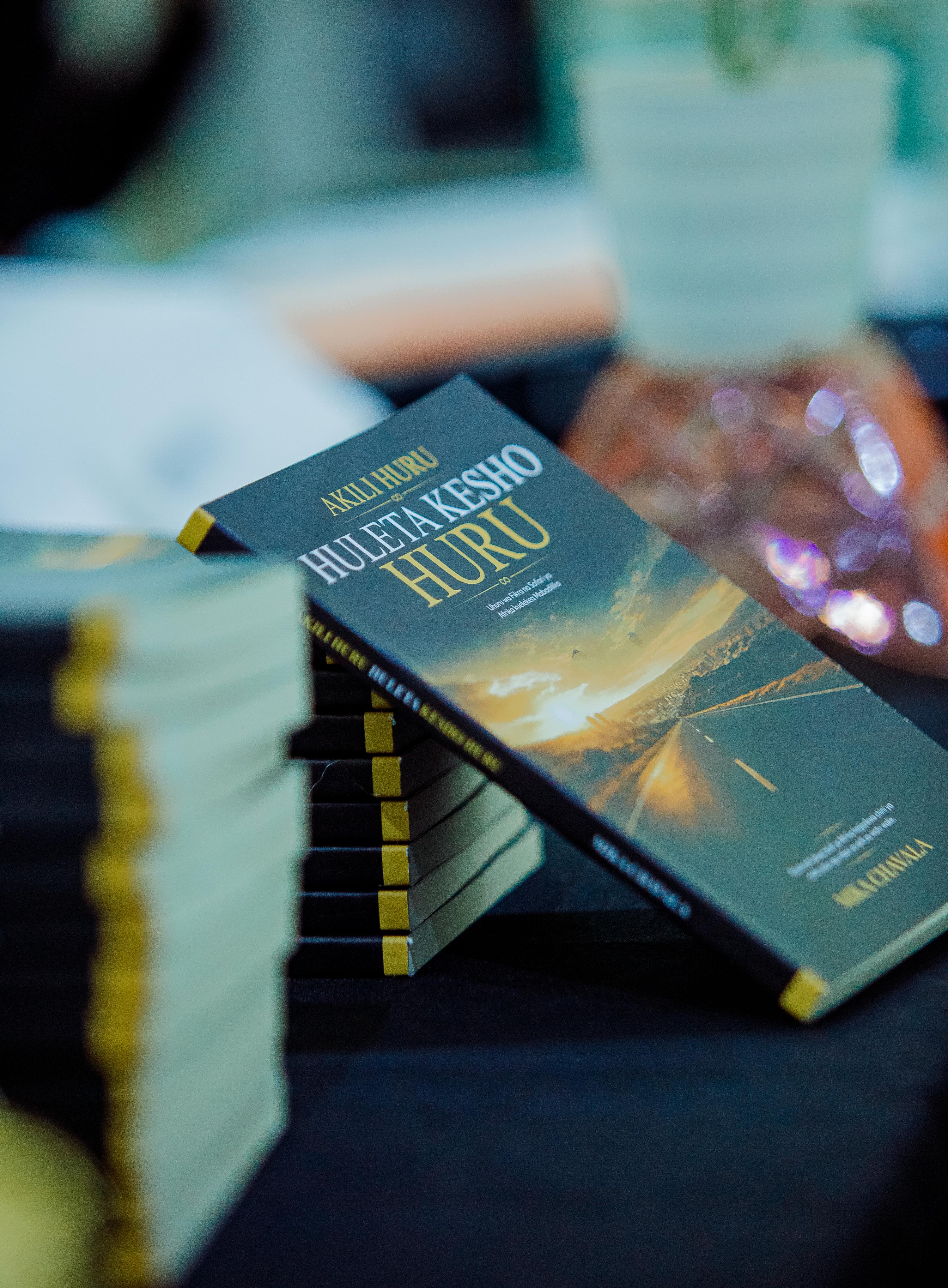 A moment from the book launch
