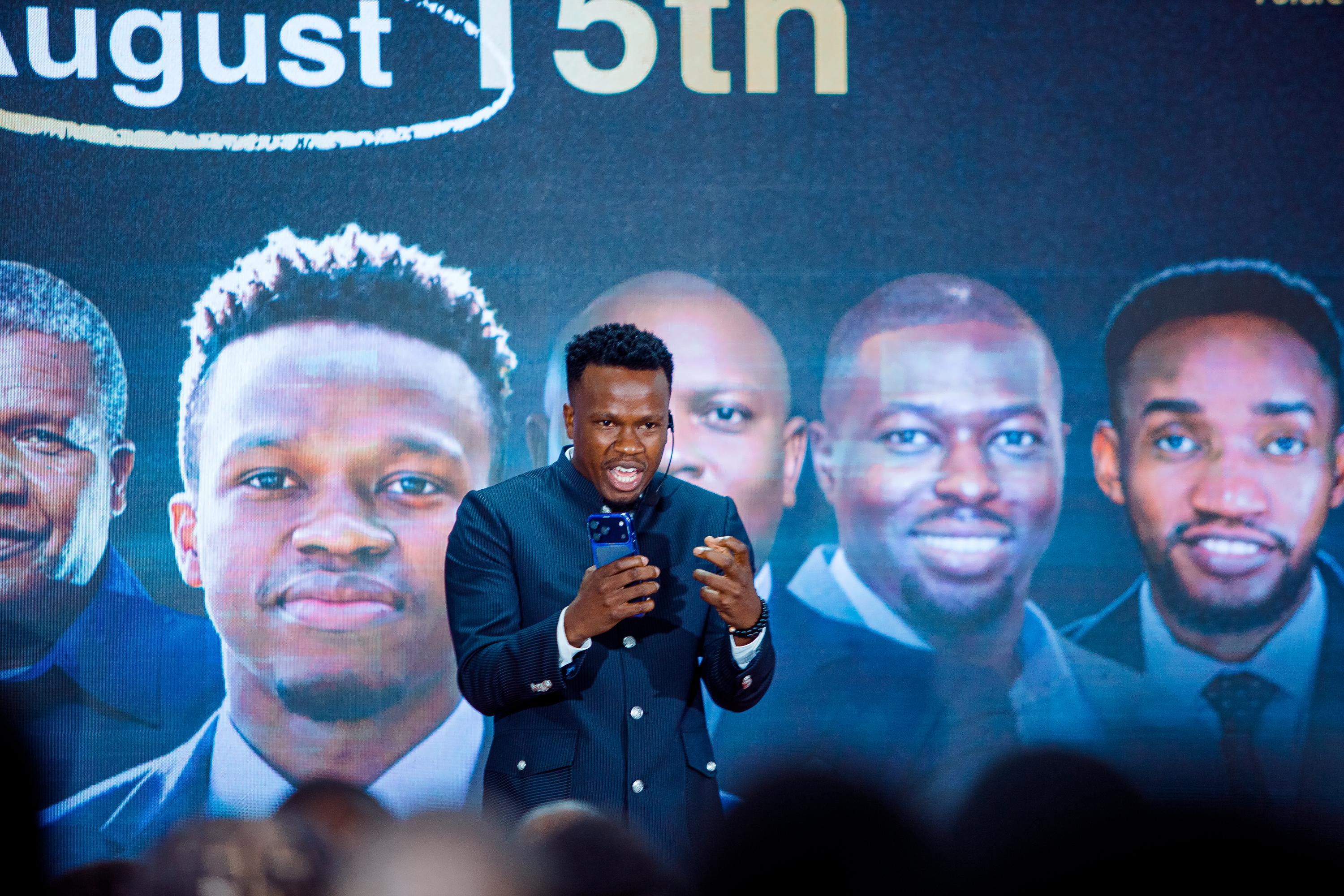 A moment from the book launch