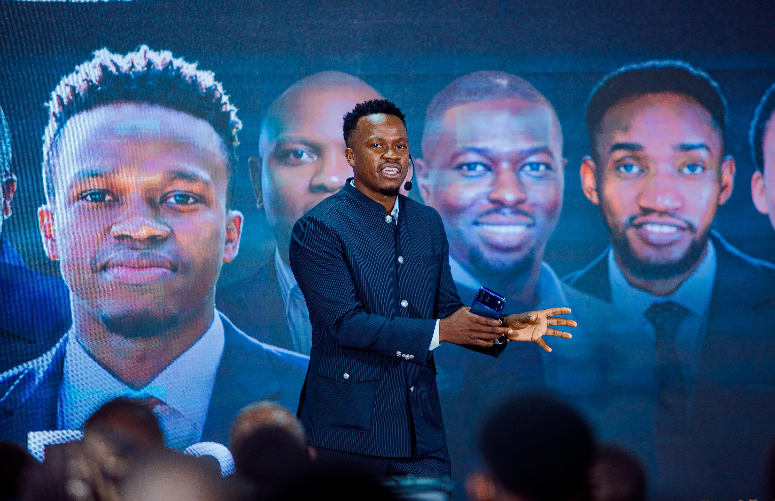 A moment from the book launch
