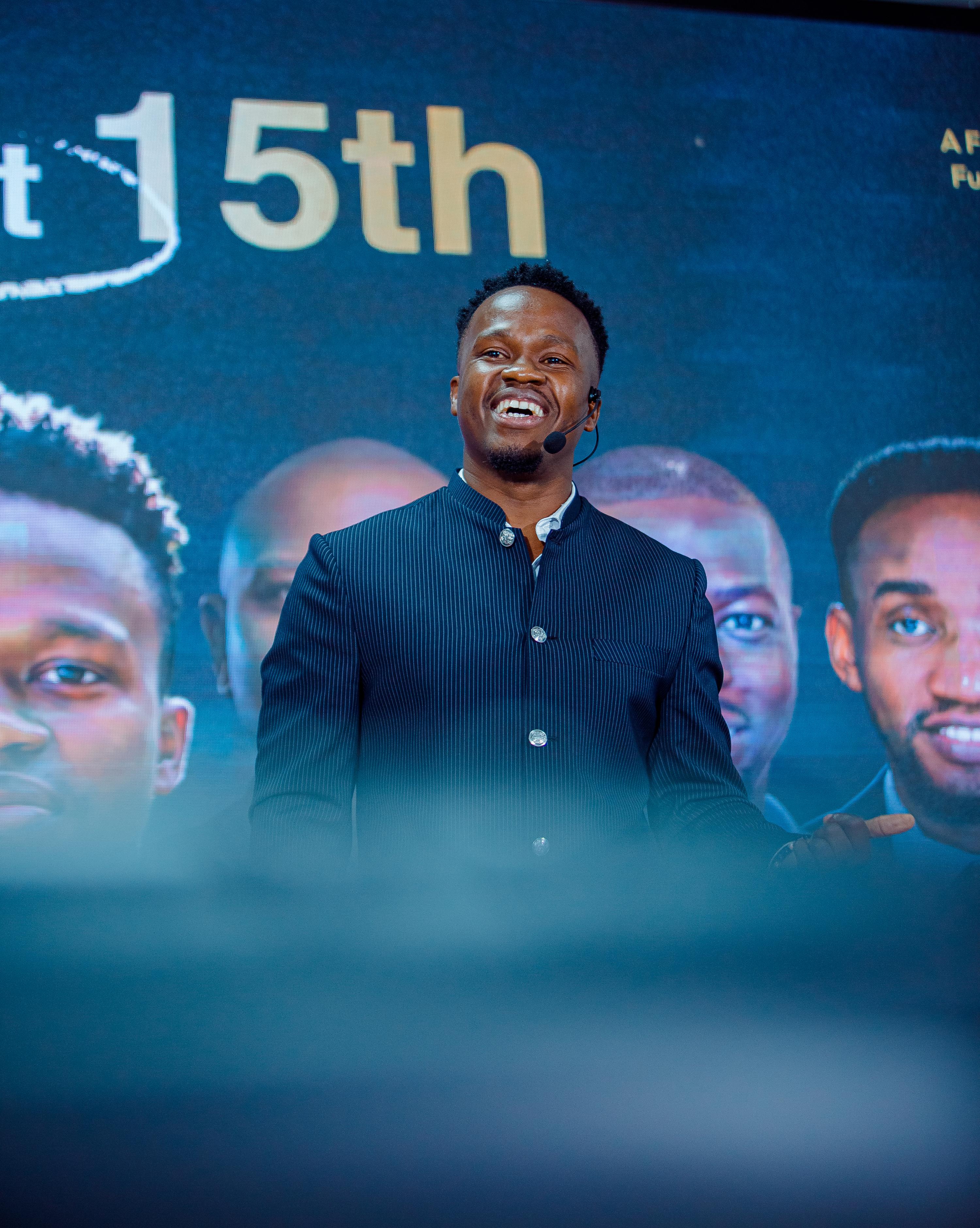 A moment from the book launch