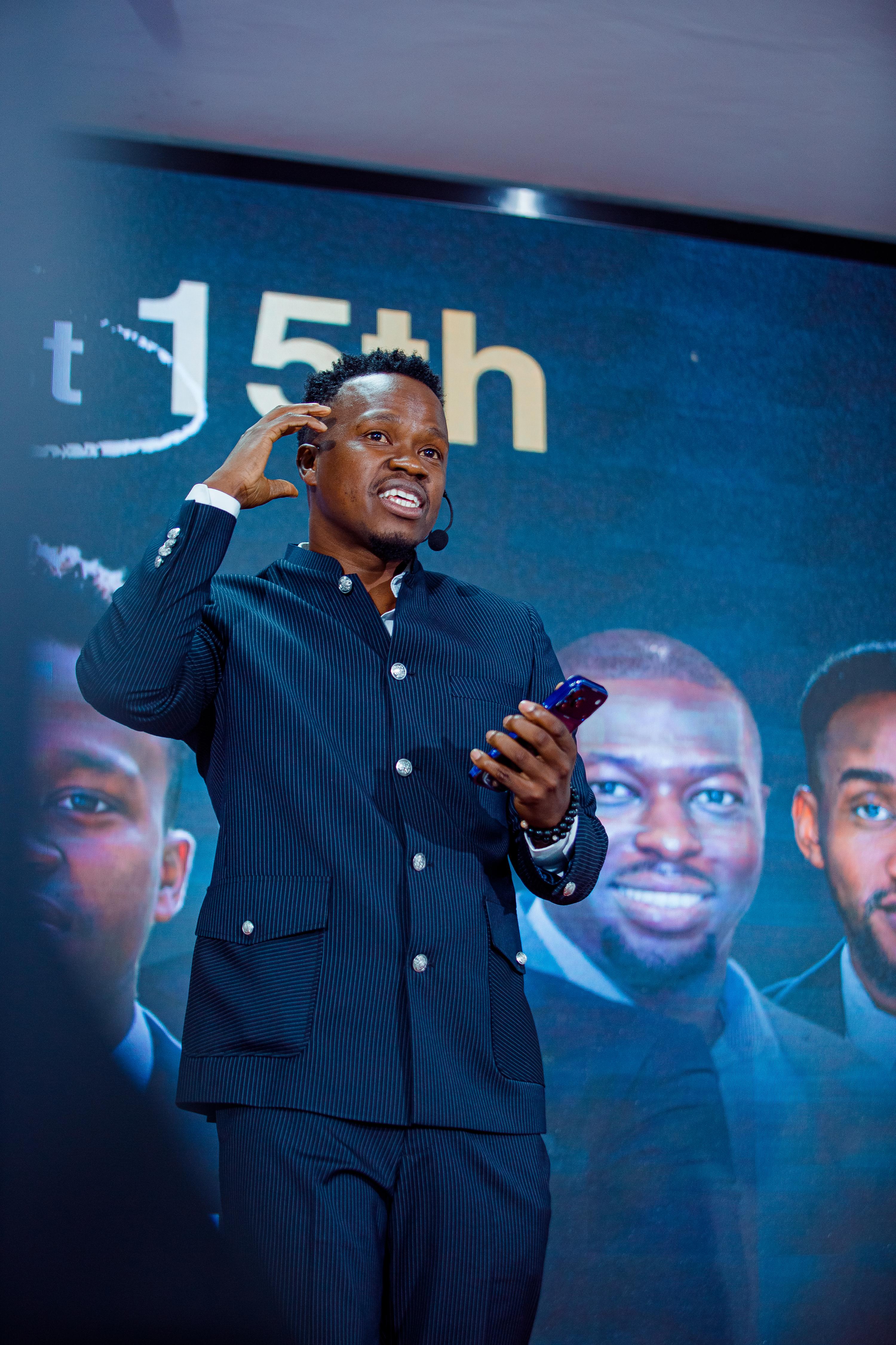 A moment from the book launch
