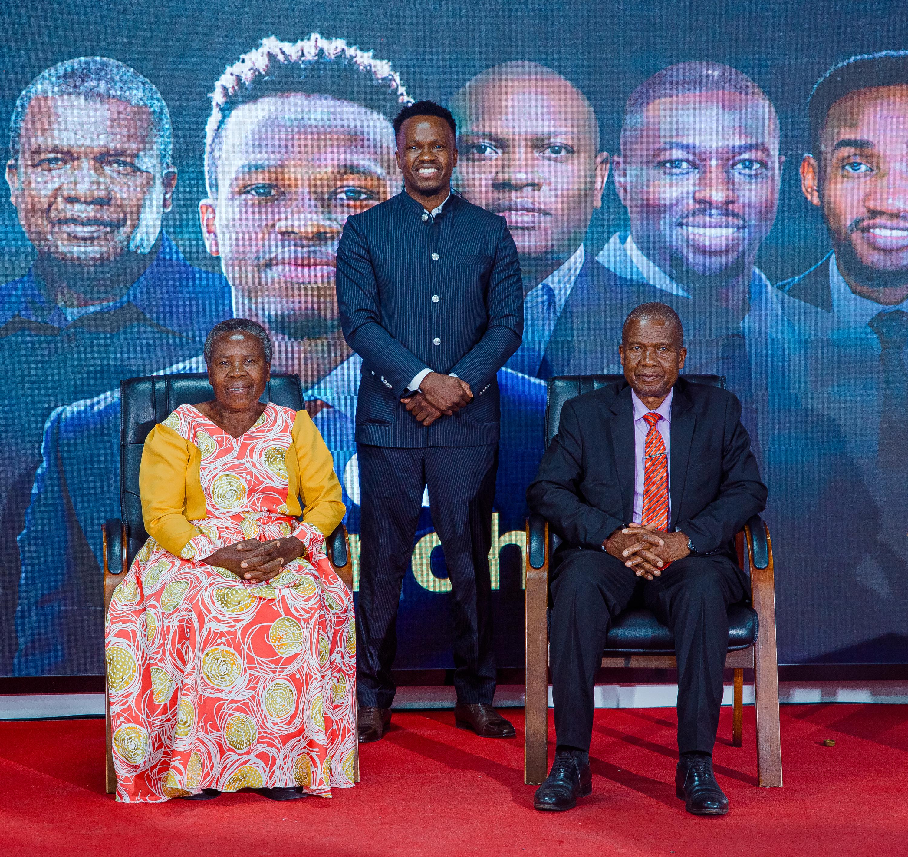 A moment from the book launch
