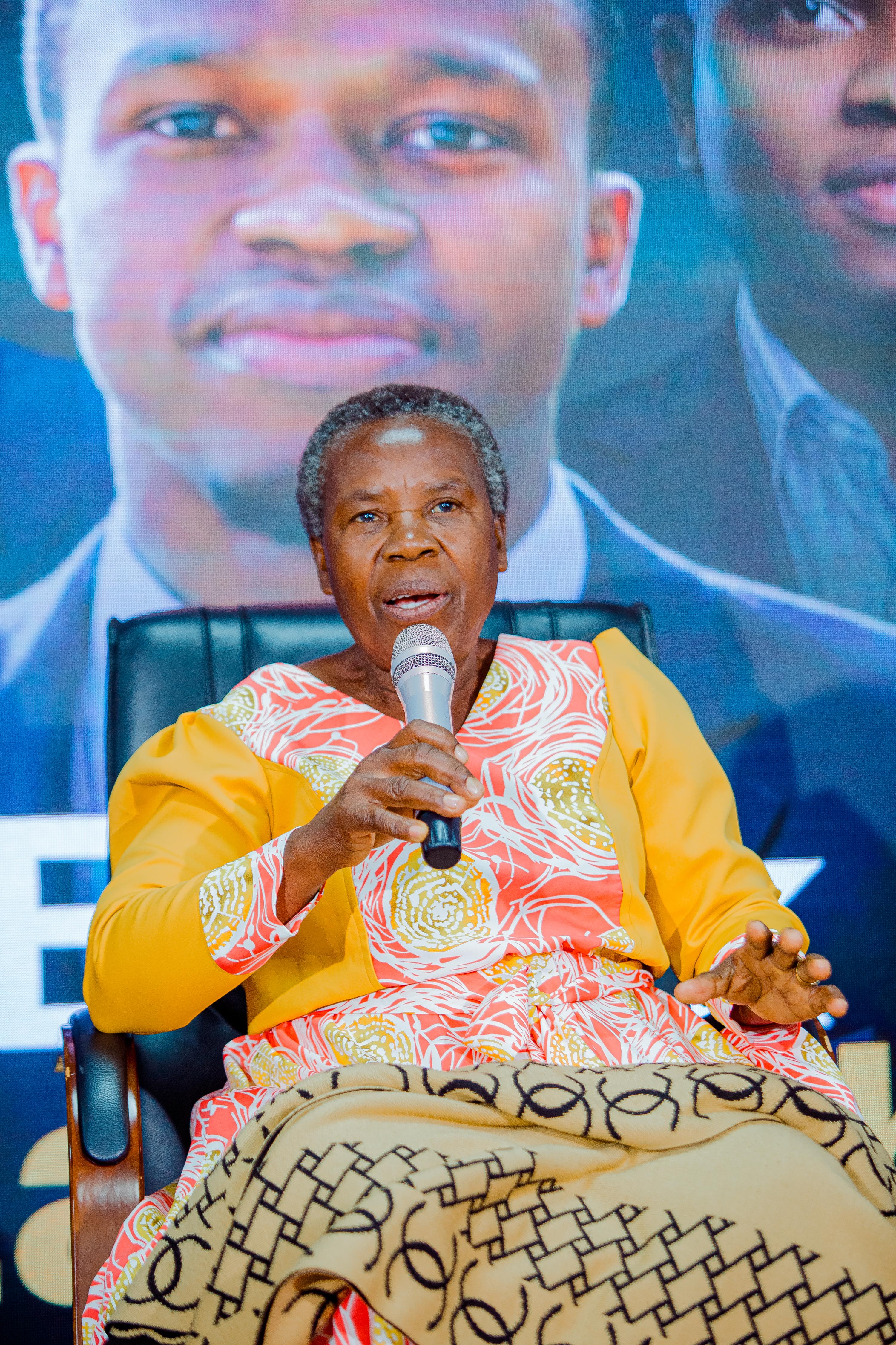 A moment from the book launch
