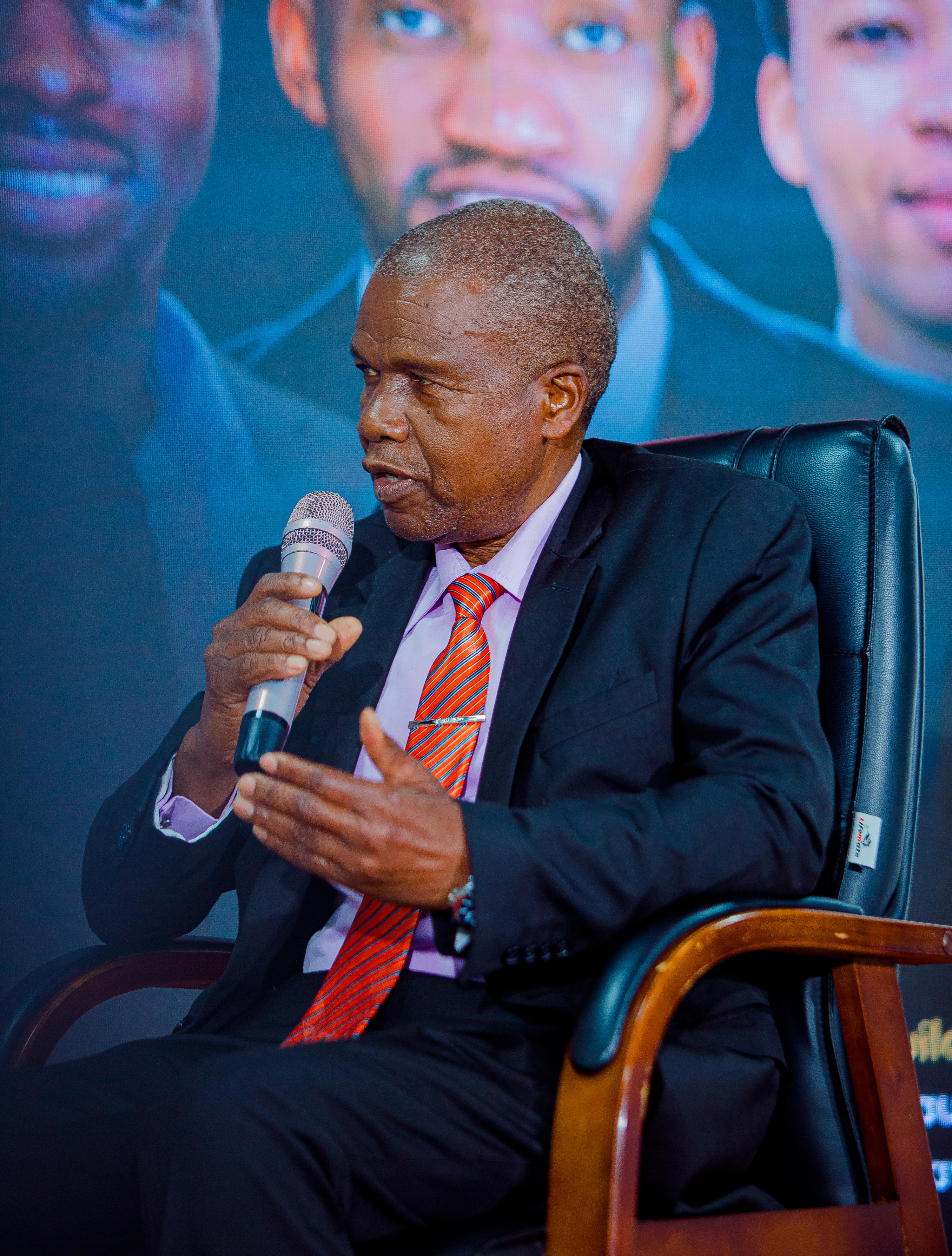 A moment from the book launch