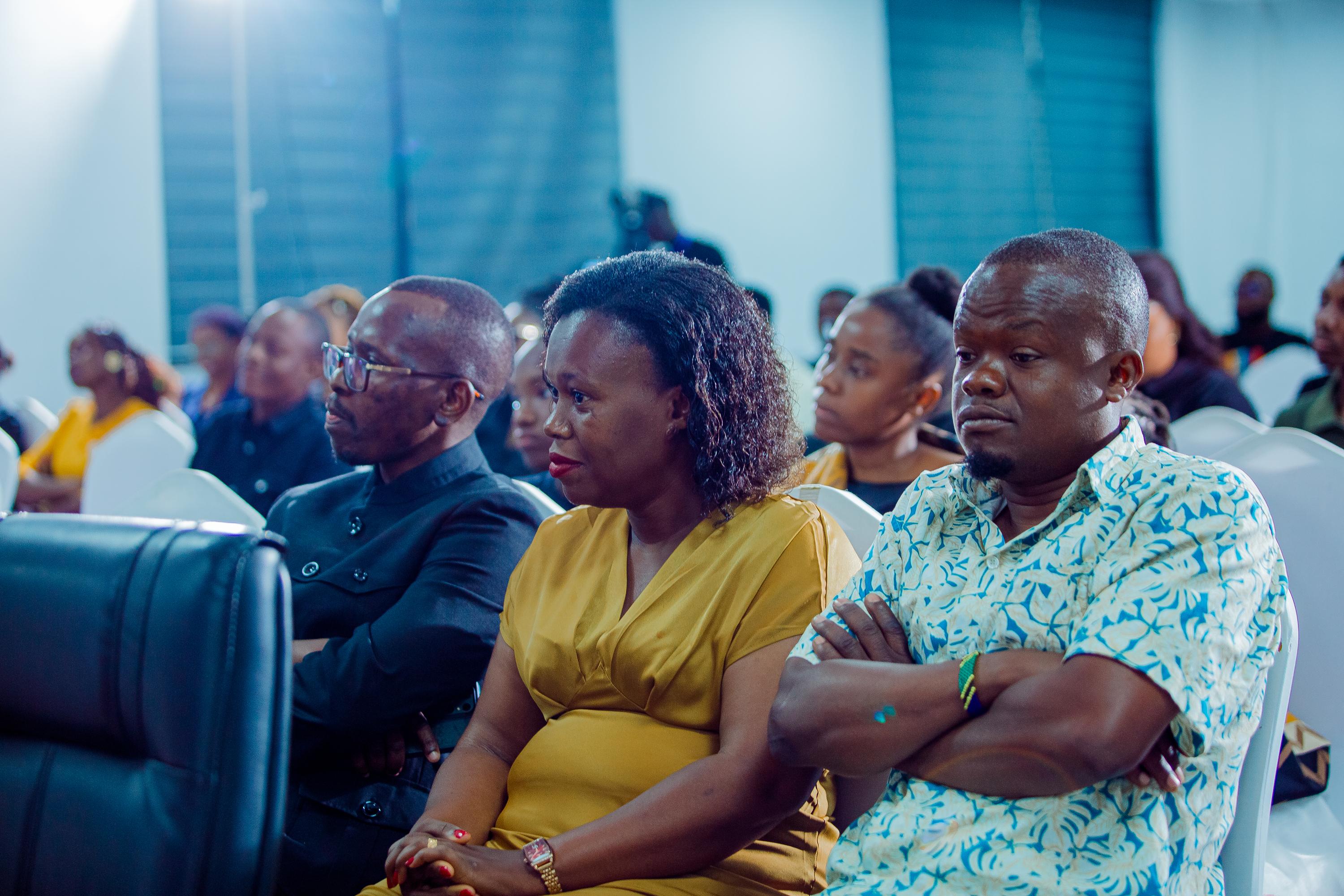 A moment from the book launch
