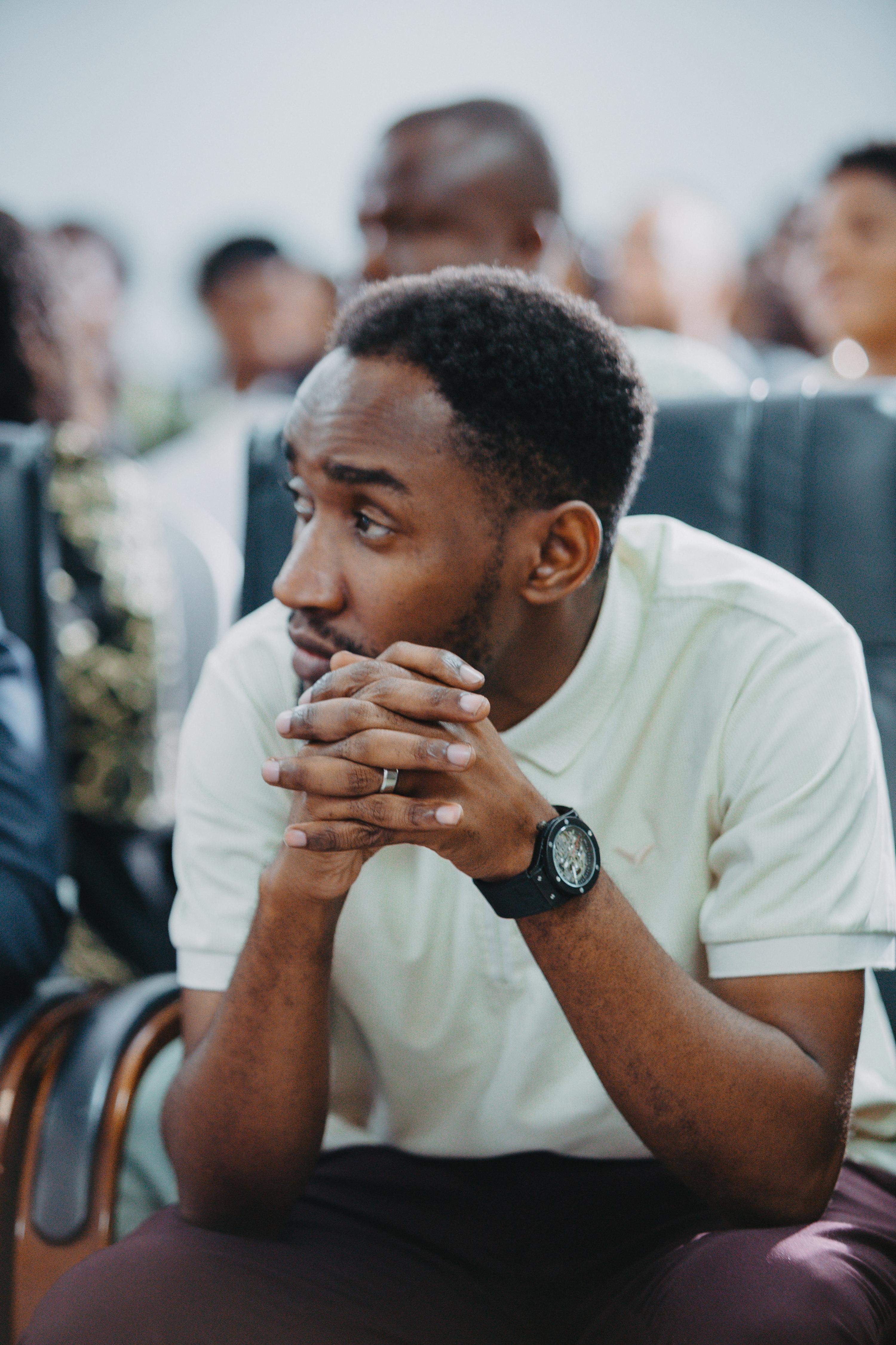 A moment from the book launch