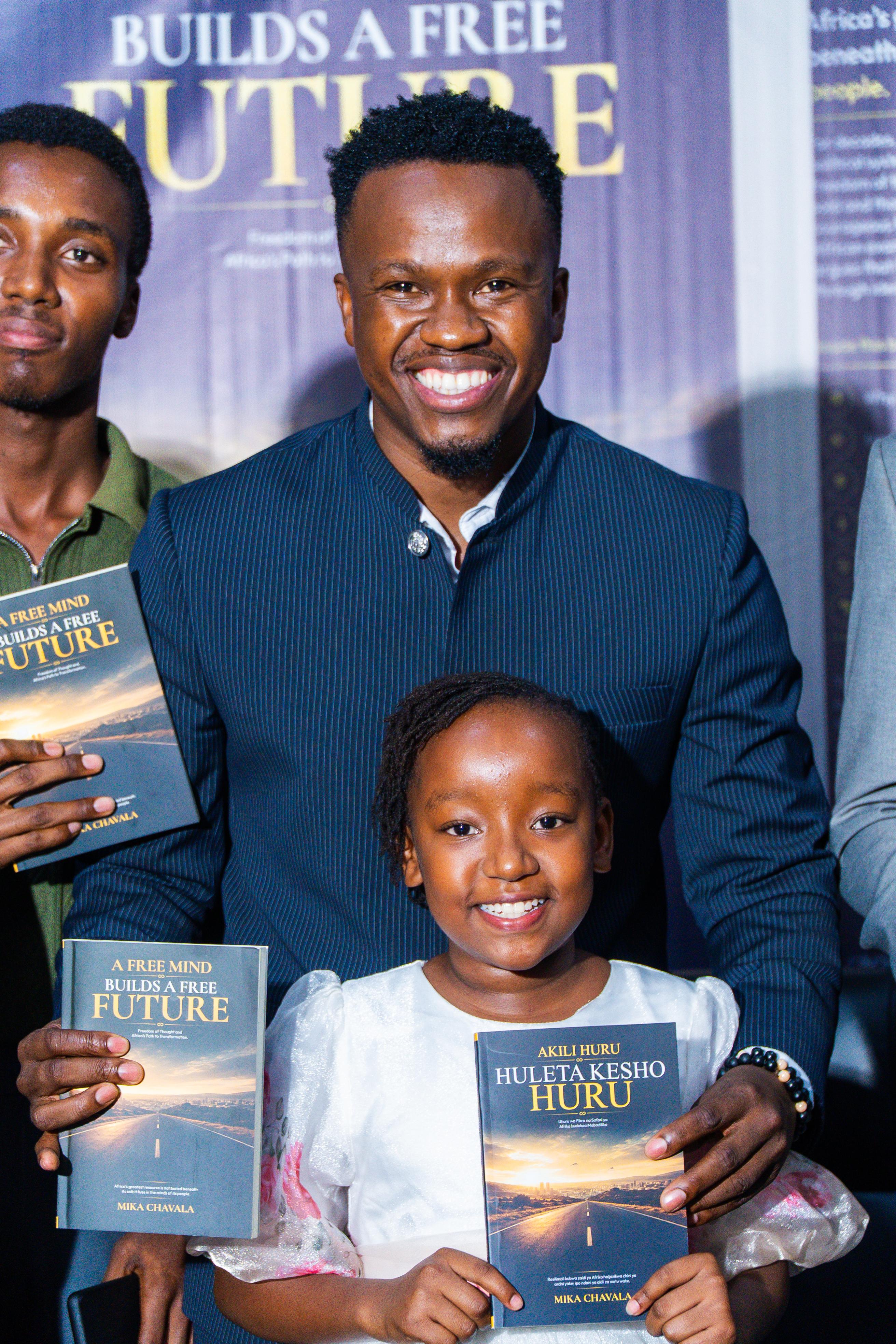 A moment from the book launch