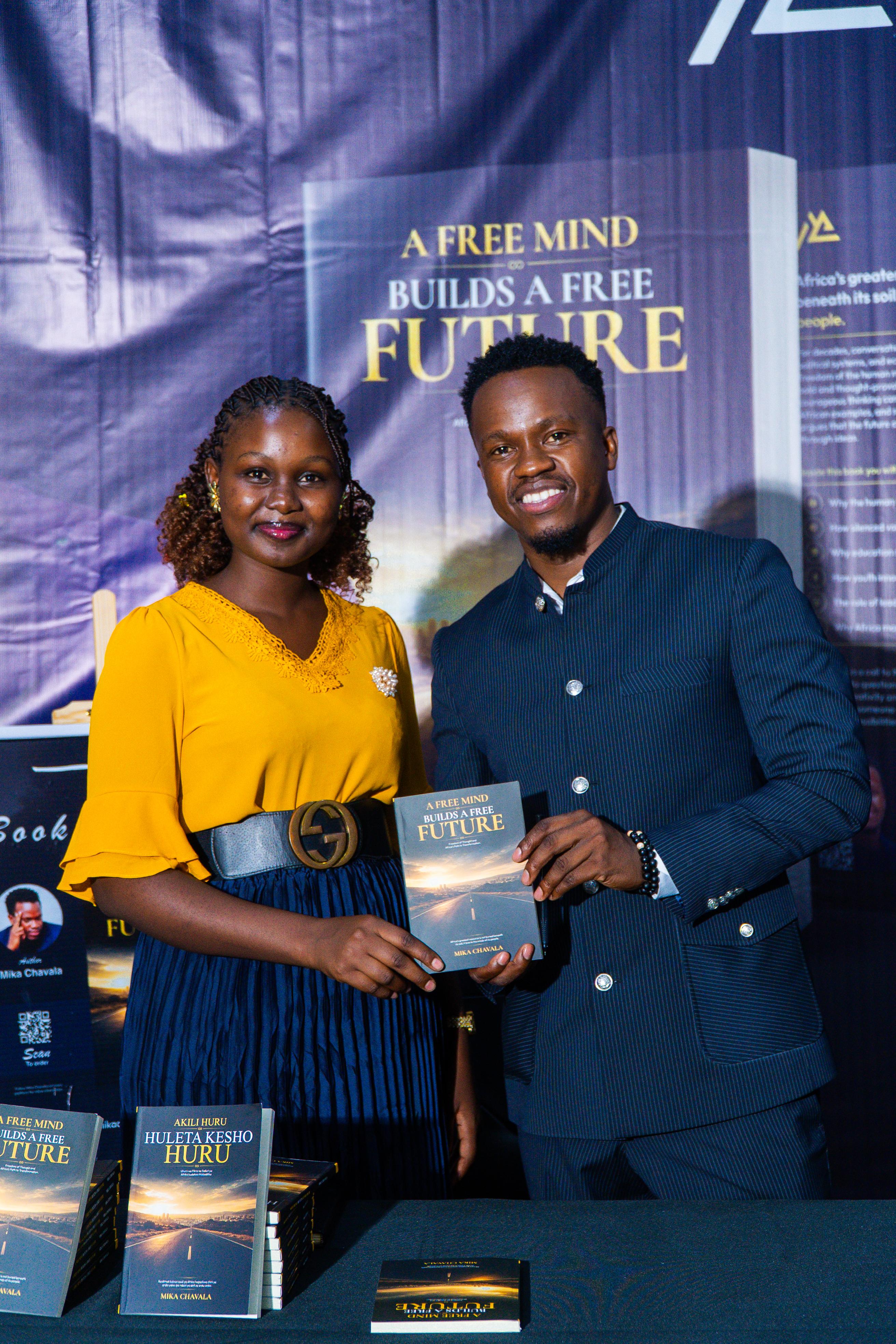 A moment from the book launch