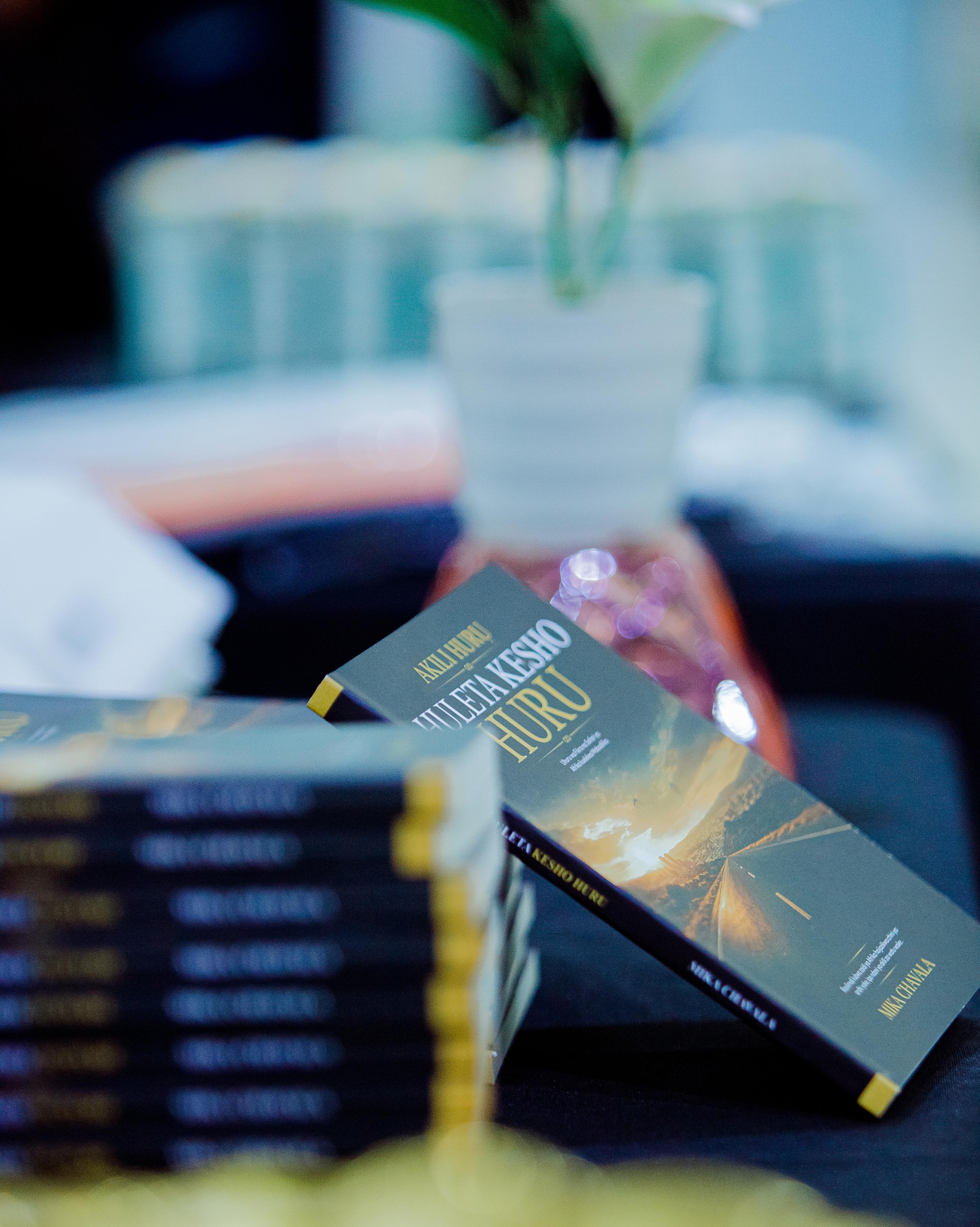 A moment from the book launch