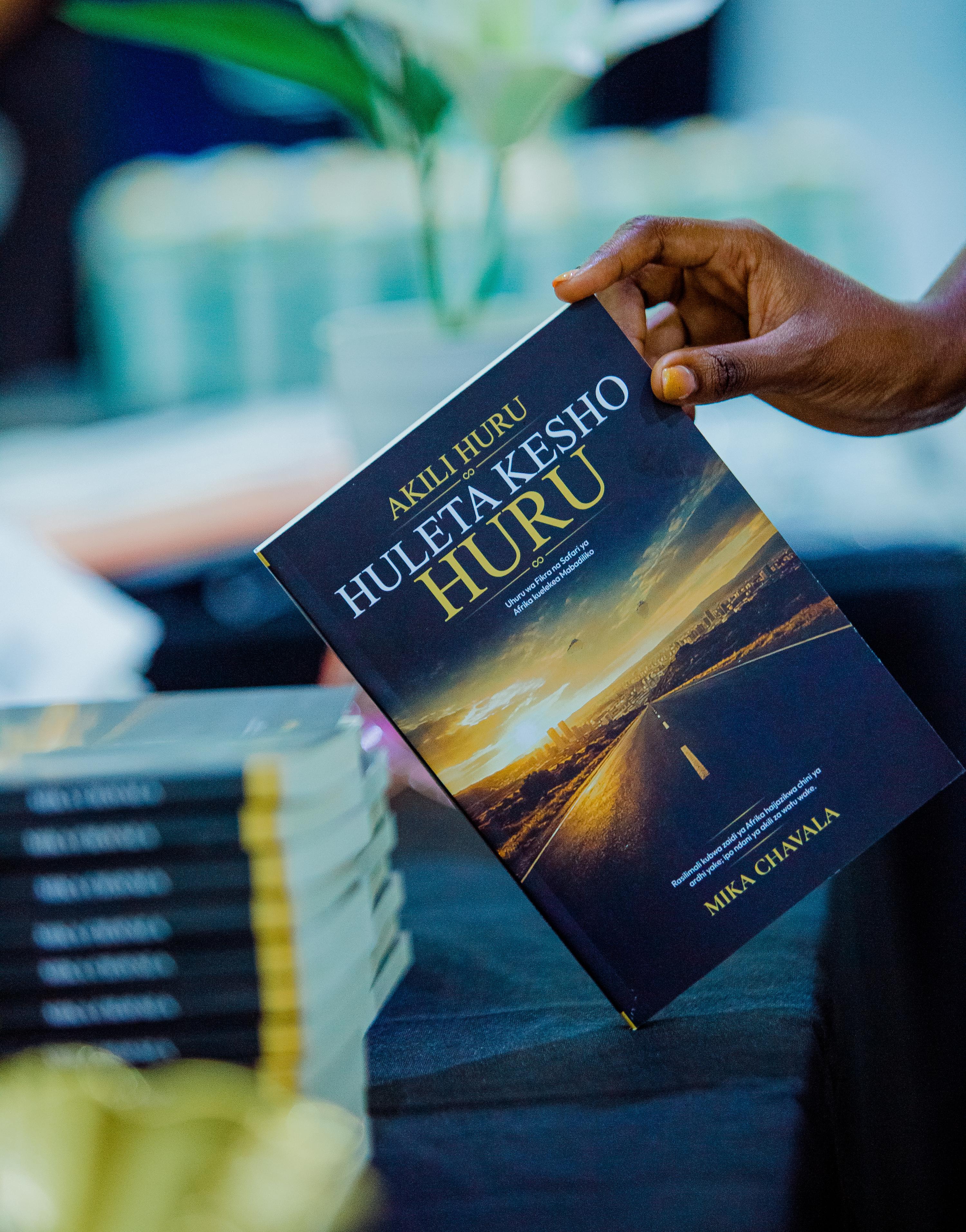 A moment from the book launch