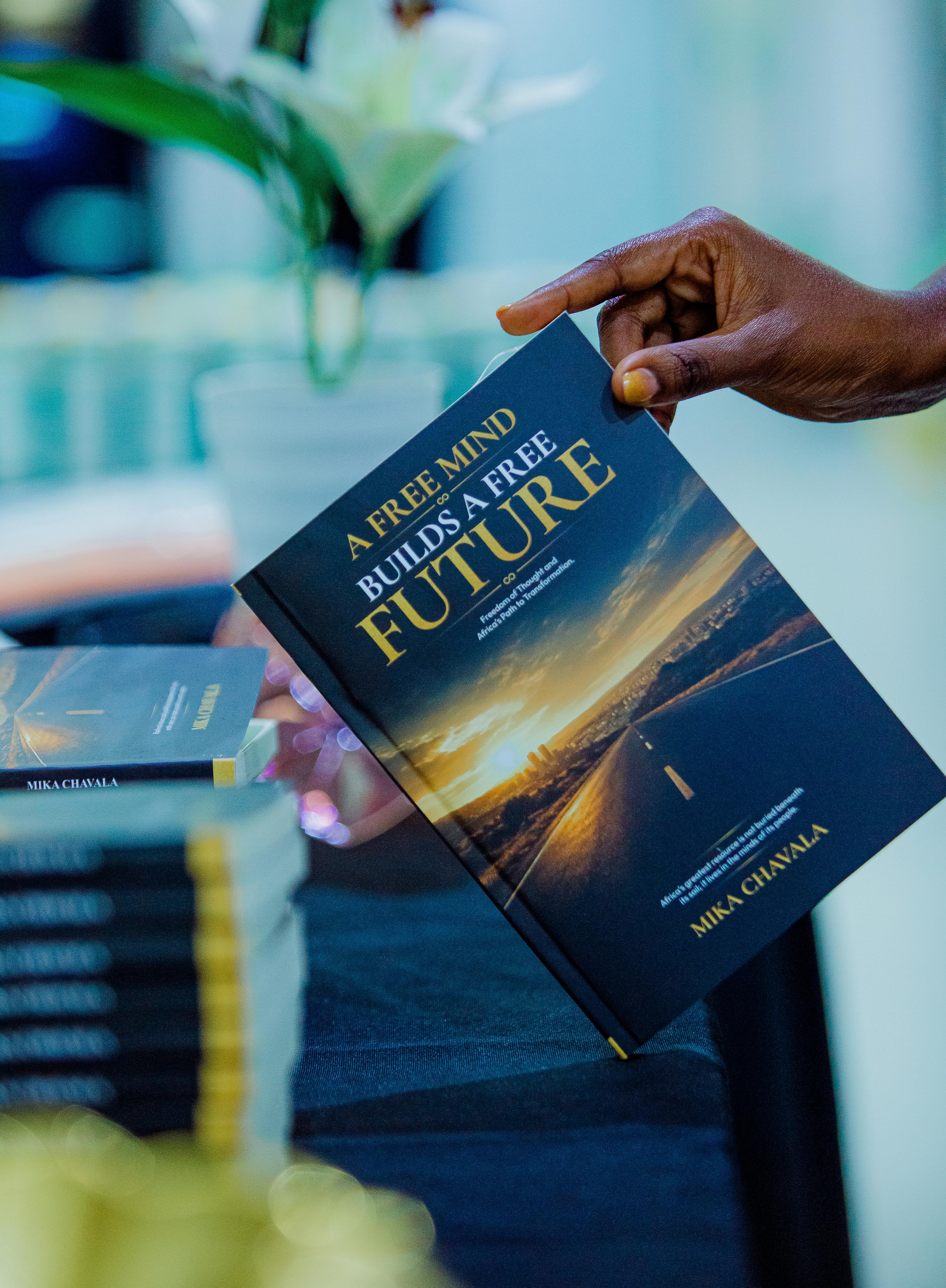 A moment from the book launch