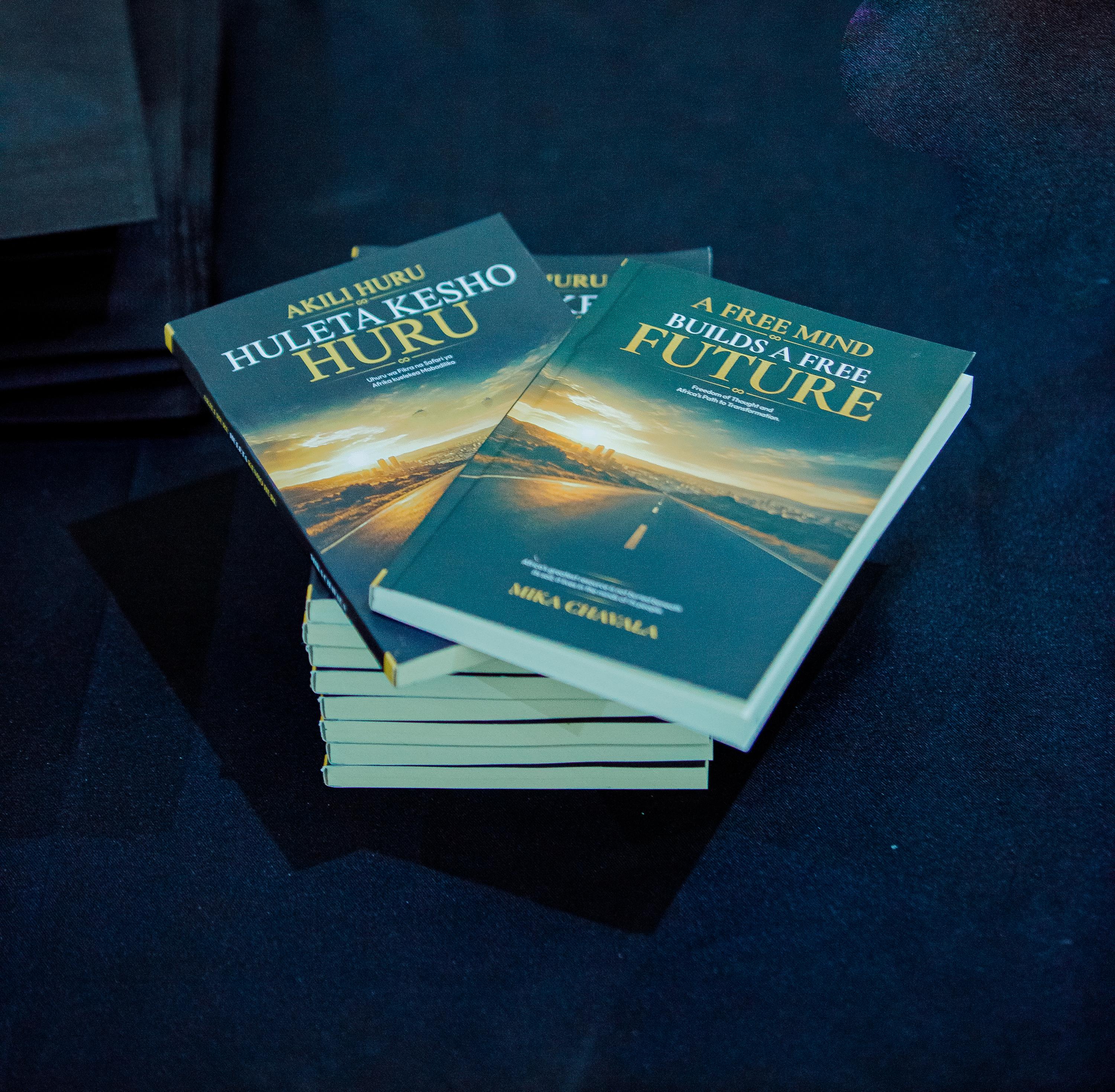 A moment from the book launch
