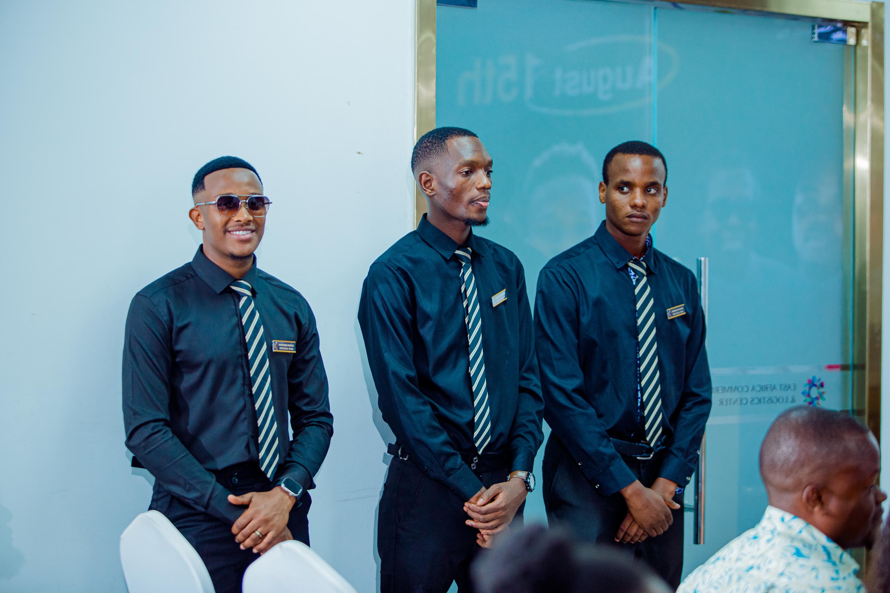A moment from the book launch