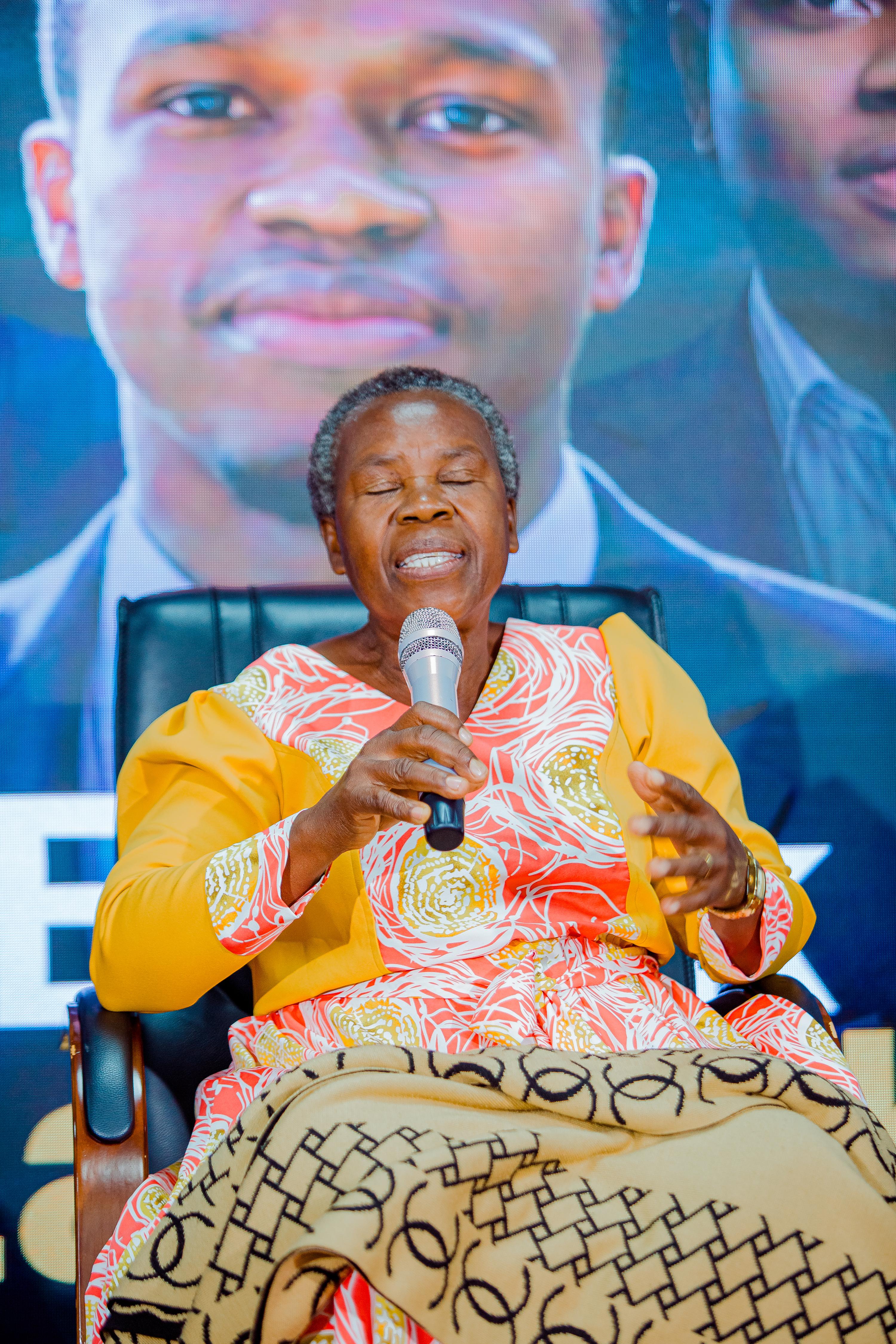 A moment from the book launch