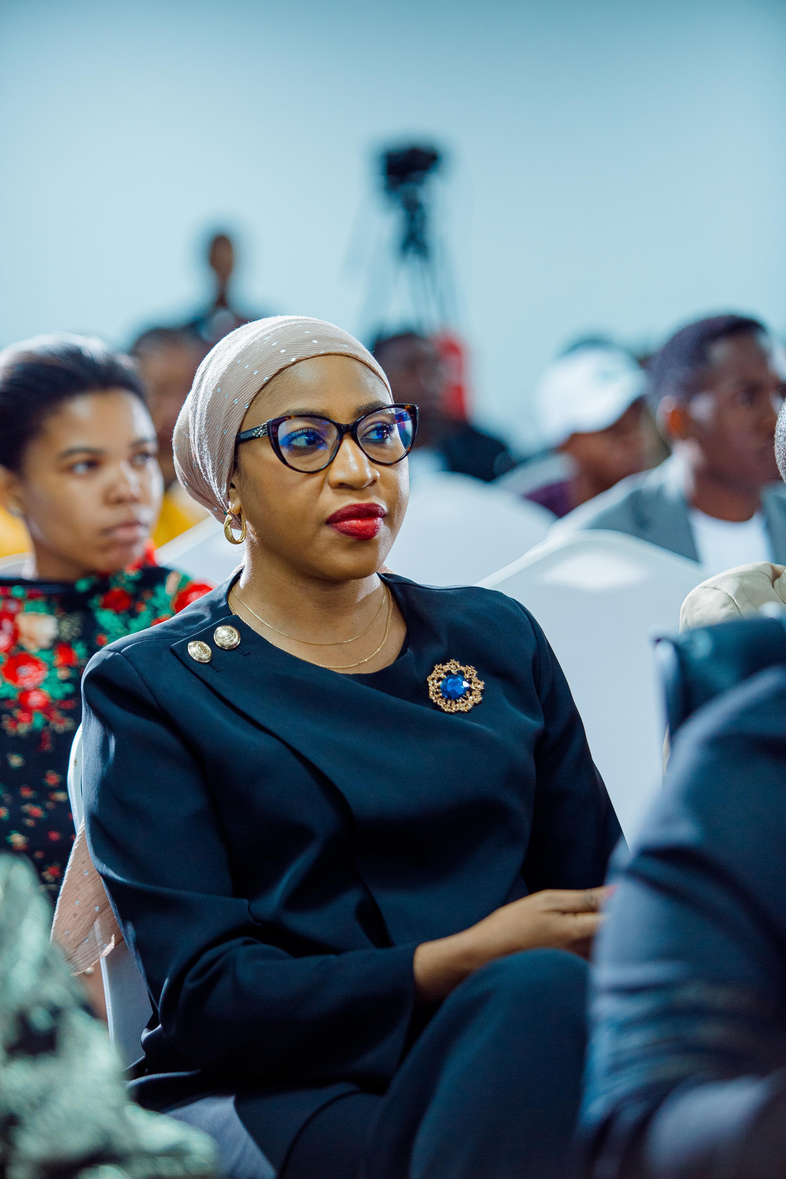 A moment from the book launch