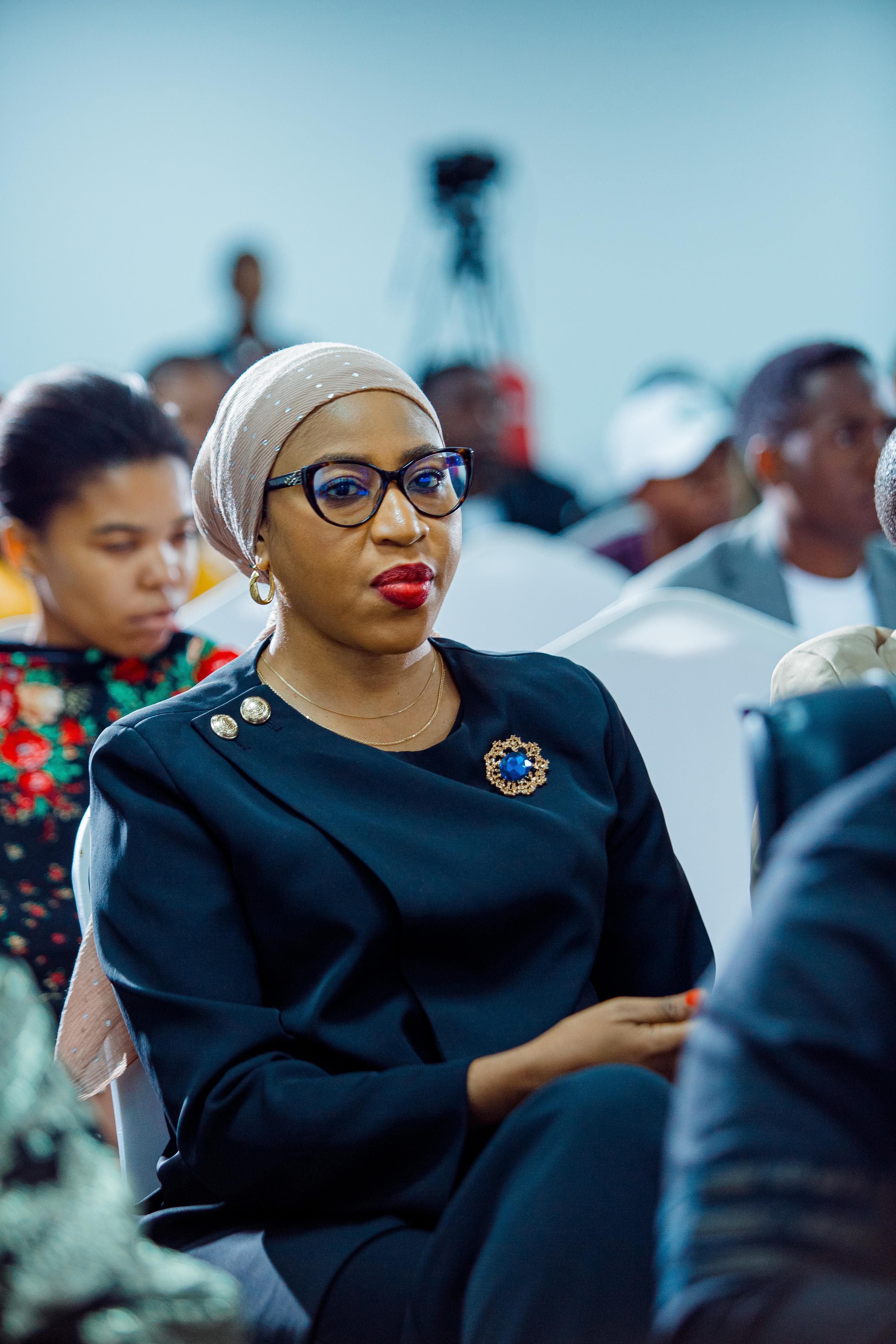 A moment from the book launch