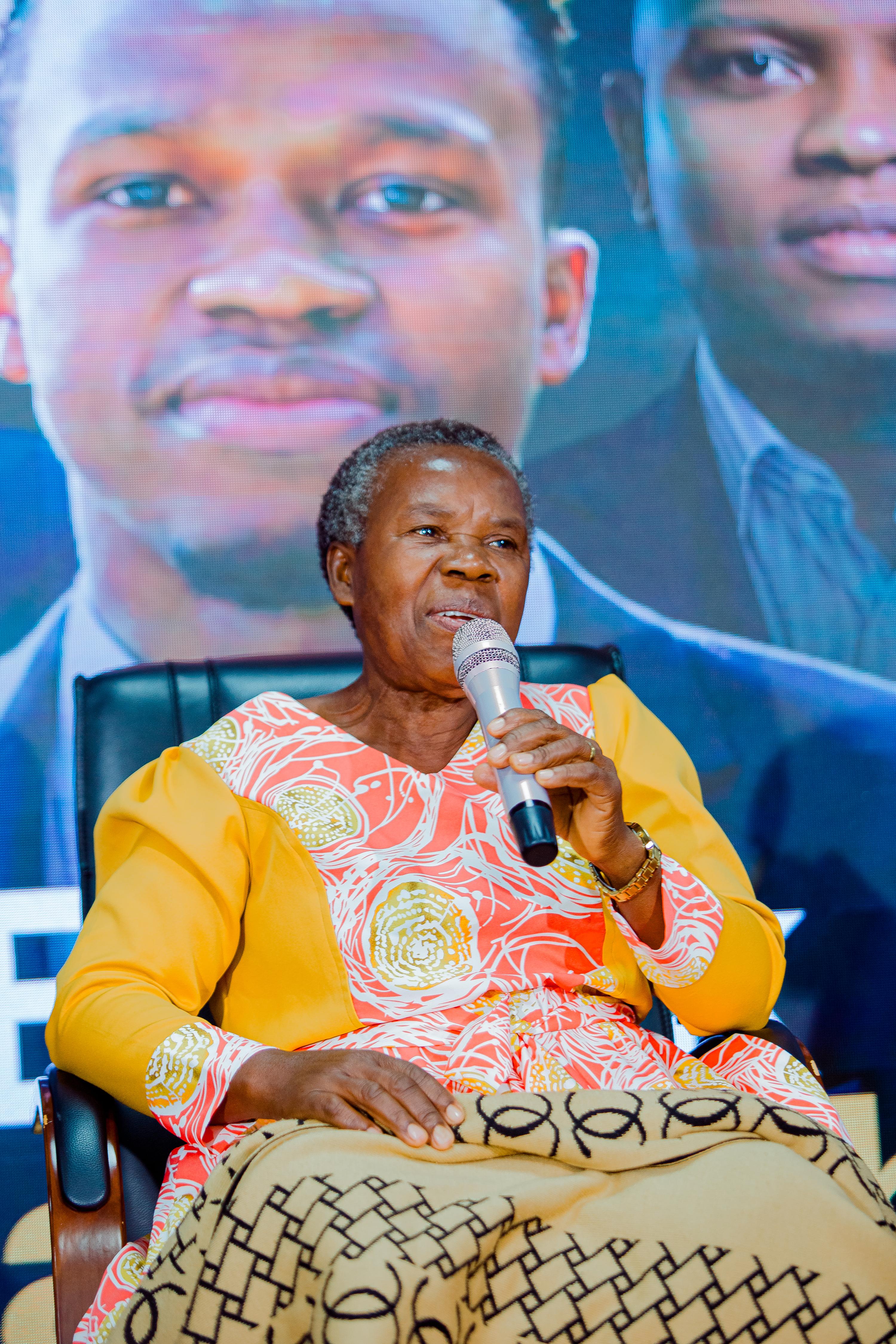 A moment from the book launch