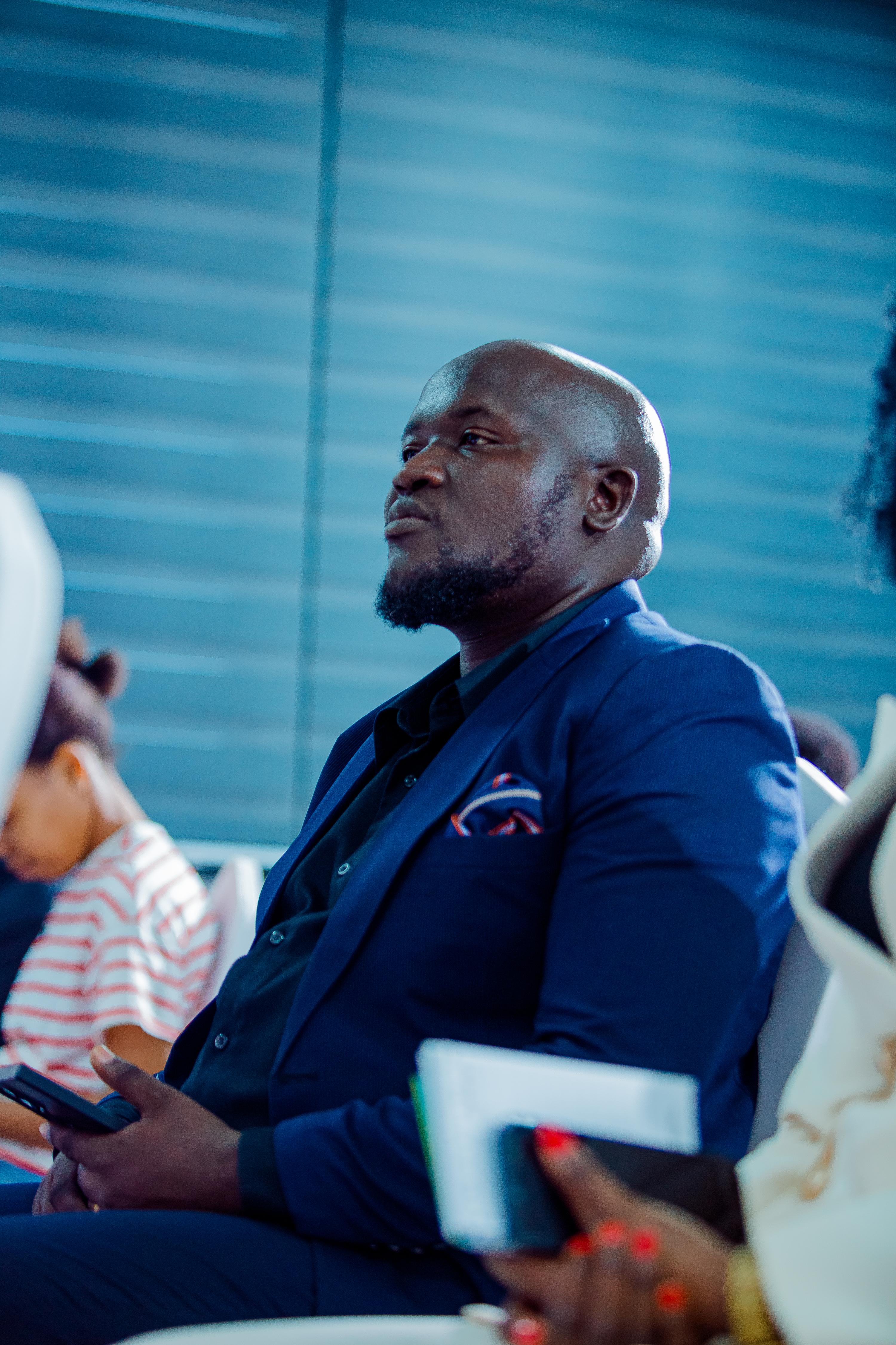 A moment from the book launch