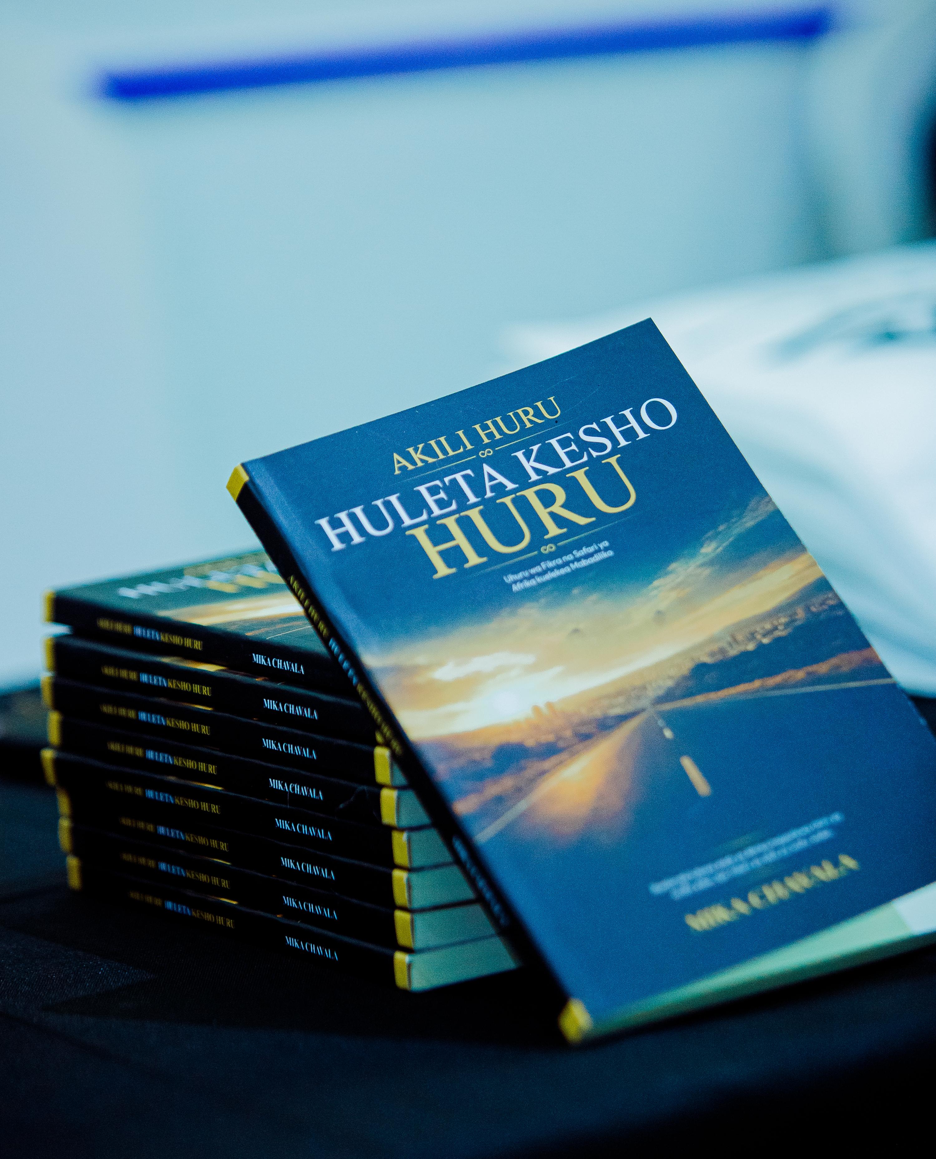 A moment from the book launch